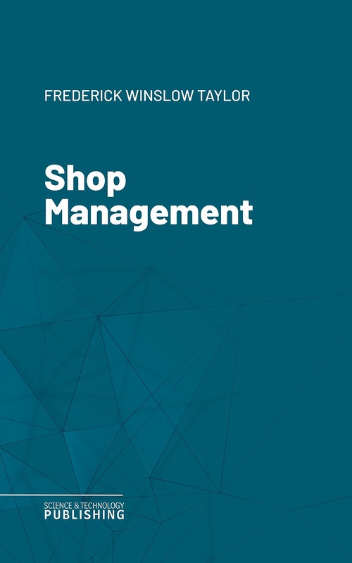 ebook cover of Shop Management, by Taylor