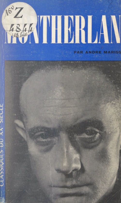 ebook cover of Henry de Montherlant, by Andre Marissel