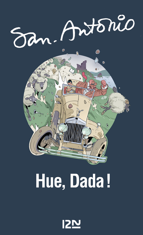 Couverture ebook de Hue, Dada !, de San-Antonio