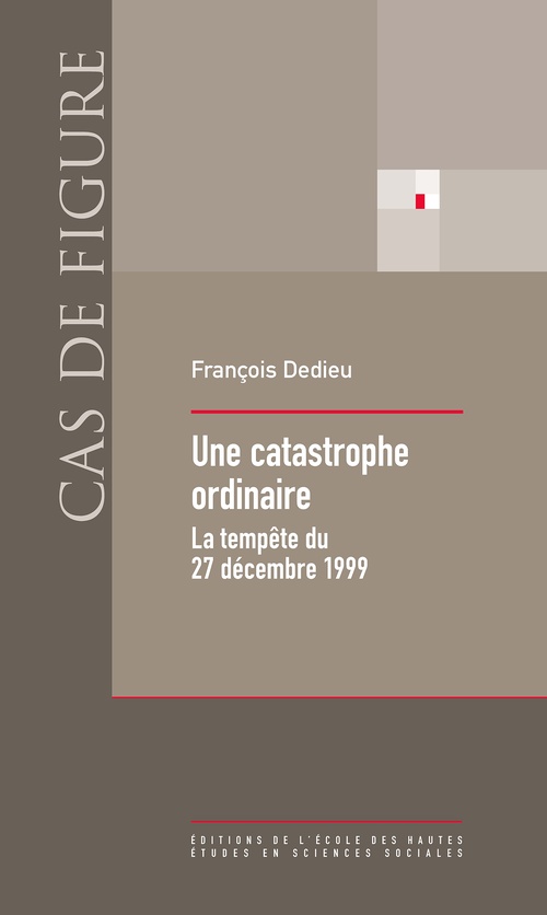 ebook cover of Une catastrophe ordinaire, by François Dedieu