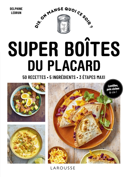 Couverture ebook de Super boîtes du placard, de Delphine Lebrun