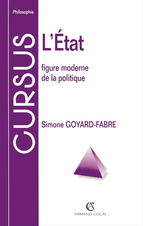 Couverture ebook de L'Etat, de Simone Goyard-Fabre