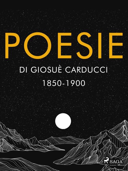 ebook cover of Poesie di Giosuè Carducci 1850-1900, by Giosue Carducci