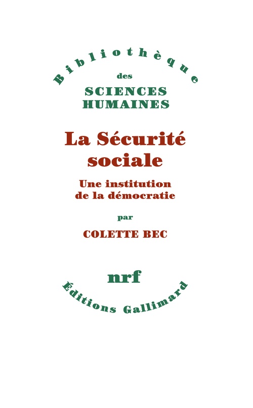 ebook cover of La sécurité sociale - Une institution de la démocratie, by Colette Bec