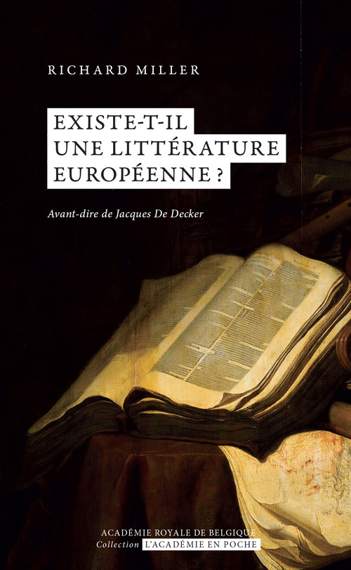 ebook cover of Existe-t-il une littérature européenne ?, by Richard Miller