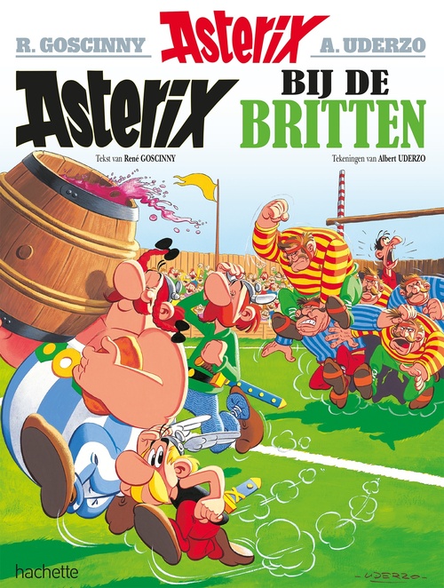 Couverture ebook de 08 Asterix bij de Britten (E-book), de René Goscinny, Albert Uderzo