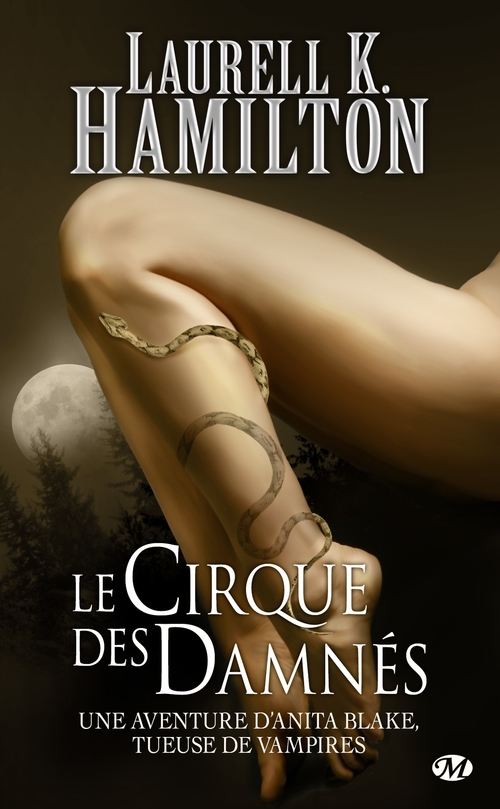 Couverture ebook de Anita Blake, T3 : Le Cirque des damnés, de Laurell K. Hamilton