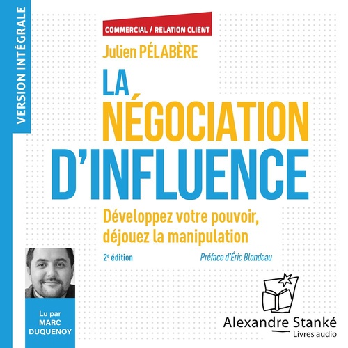 Couverture audiobook de La négociation d'influence, de Julien Pelabere