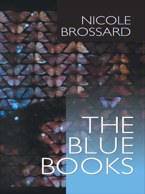 ebook cover of The Blue Books, by Nicole Brossard