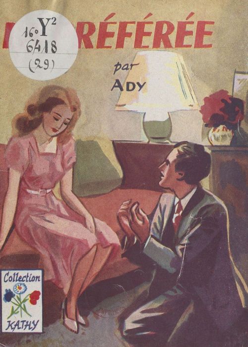 Couverture ebook de La préférée, de Ady