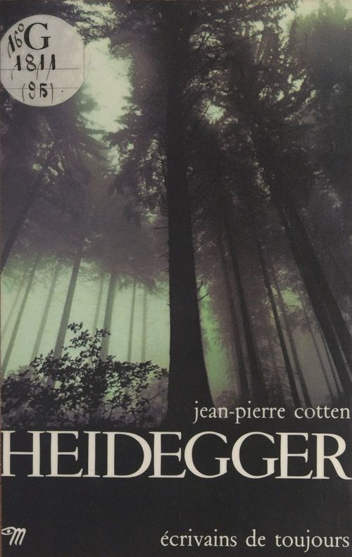 Couverture ebook de Heidegger, de Jean-pierre Cotten