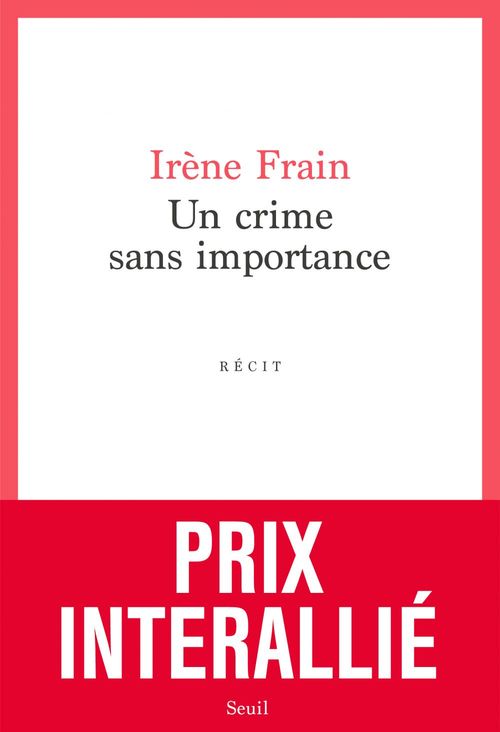 Couverture ebook de Un crime sans importance, de Irène Frain