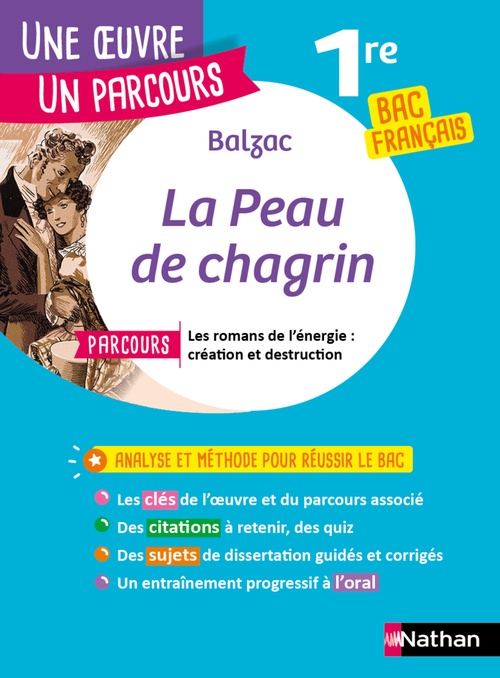 Couverture ebook de La peau de chagrin, de Honoré de Balzac, Florence Renner