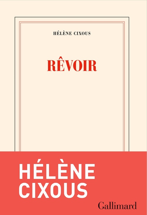 ebook cover of Rêvoir, by Hélène Cixous