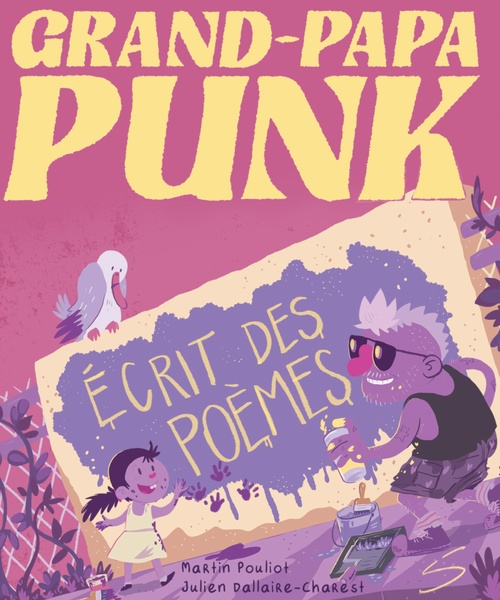 Couverture ebook de Grand-Papa Punk écrit des poèmes, de Martin Pouliot