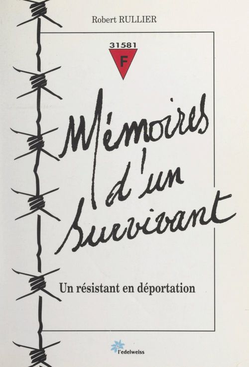 ebook cover of Mémoires d'un survivant, by Robert Rullier