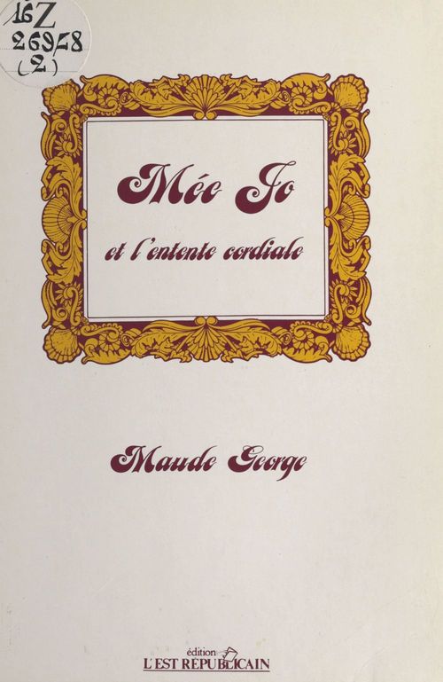 Couverture ebook de Mée Jo et l'entente cordiale, de Maude George
