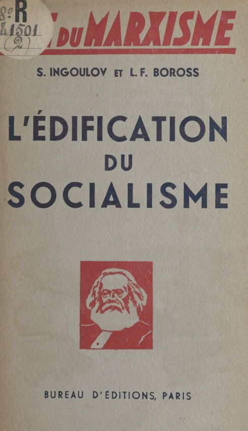 Couverture ebook de L'édification du socialisme, de L. F. Boross, Sergei Ingoulov