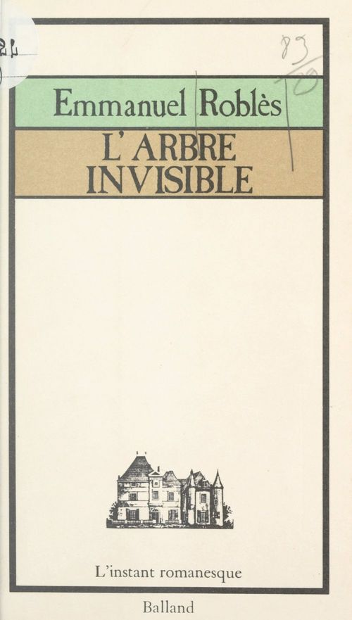 ebook cover of L'arbre invisible, by Emmanuel Roblès