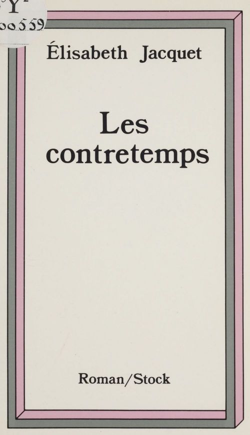 ebook cover of Les Contretemps, by Elisabeth Jacquet