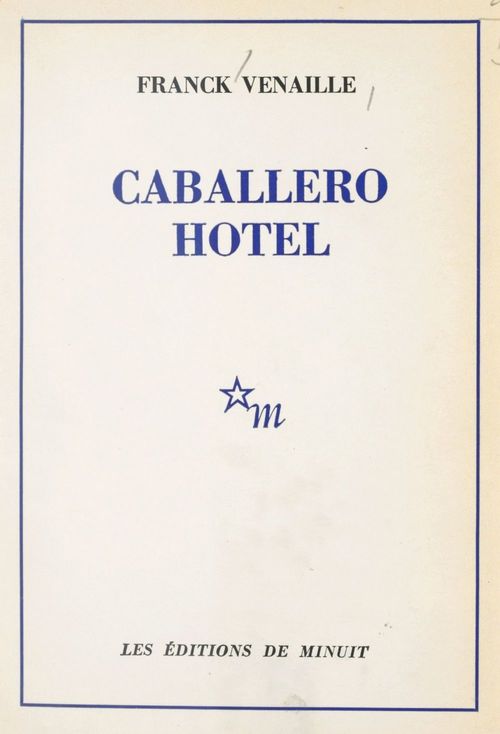 ebook cover of Caballero hôtel, by Franck Venaille