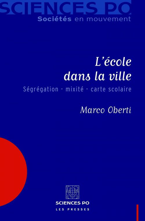 ebook cover of L'école dans la ville, by Marco Oberti