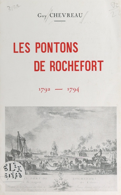 ebook cover of Les pontons de Rochefort, 1792-1794, by Guy Chevreau