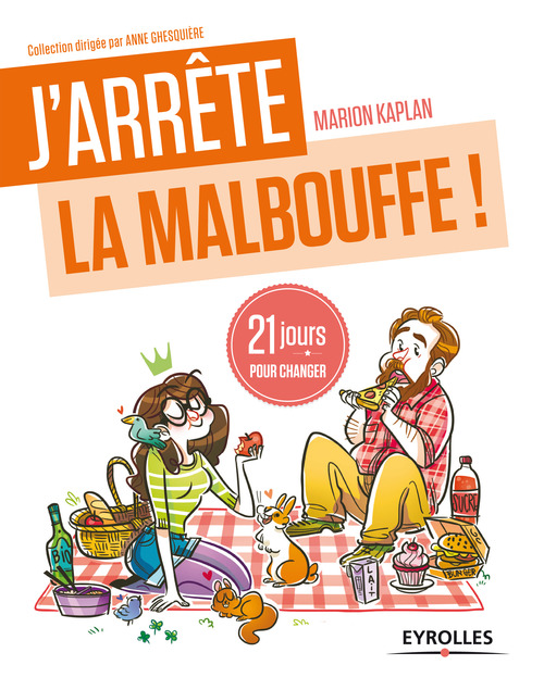 Couverture ebook de J'arrête la malbouffe !, de Marion Kaplan