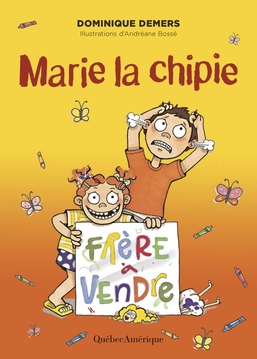 Couverture ebook de Marie la chipie, de Dominique Demers