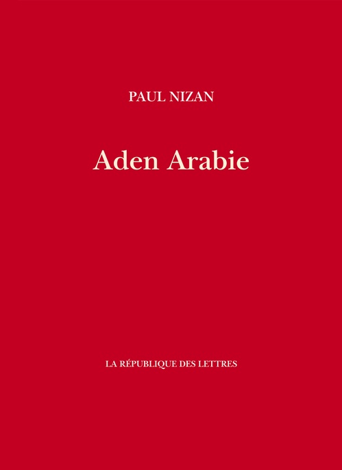 ebook cover of Aden Arabie, by Paul Nizan