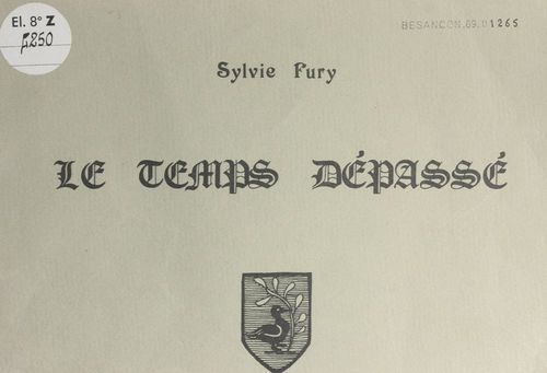 Couverture ebook de Le temps dépassé, de Sylvie Fury