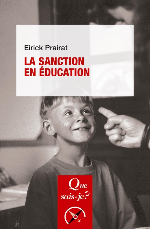 ebook cover of La Sanction en éducation, by Eirick Prairat