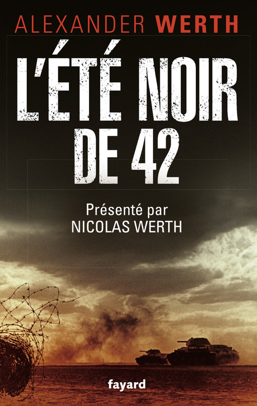 ebook cover of L'Eté noir de 42, by Alexander Werth