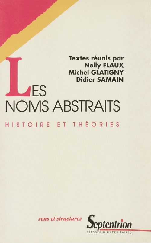 ebook cover of Les noms abstraits, by