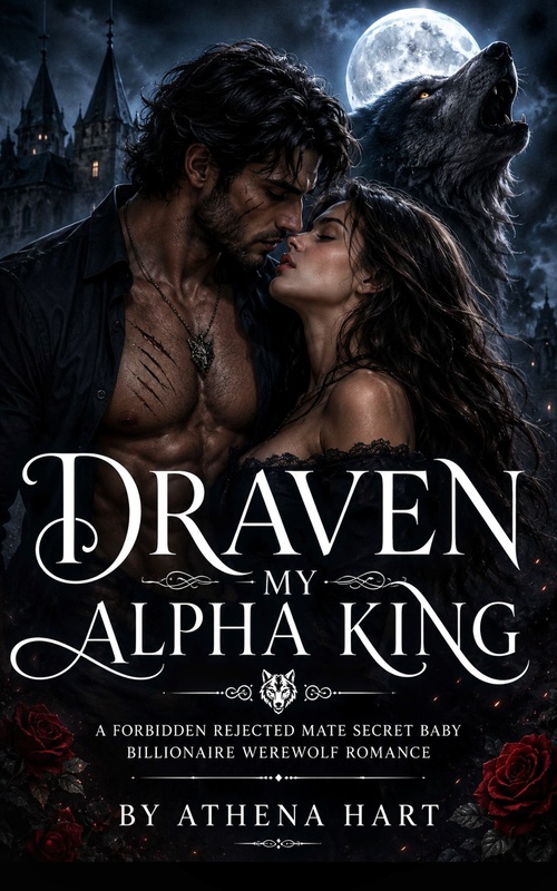 Couverture ebook de Draven My Alpha King, de Athena Hart