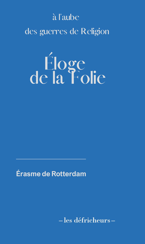 ebook cover of Eloge de la Folie, by Erasme