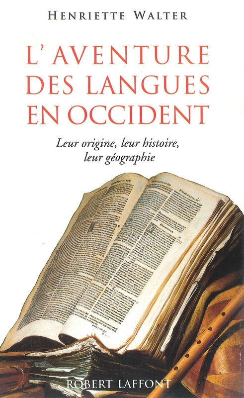 Couverture ebook de L'aventure des langues en Occident, de Henriette Walter