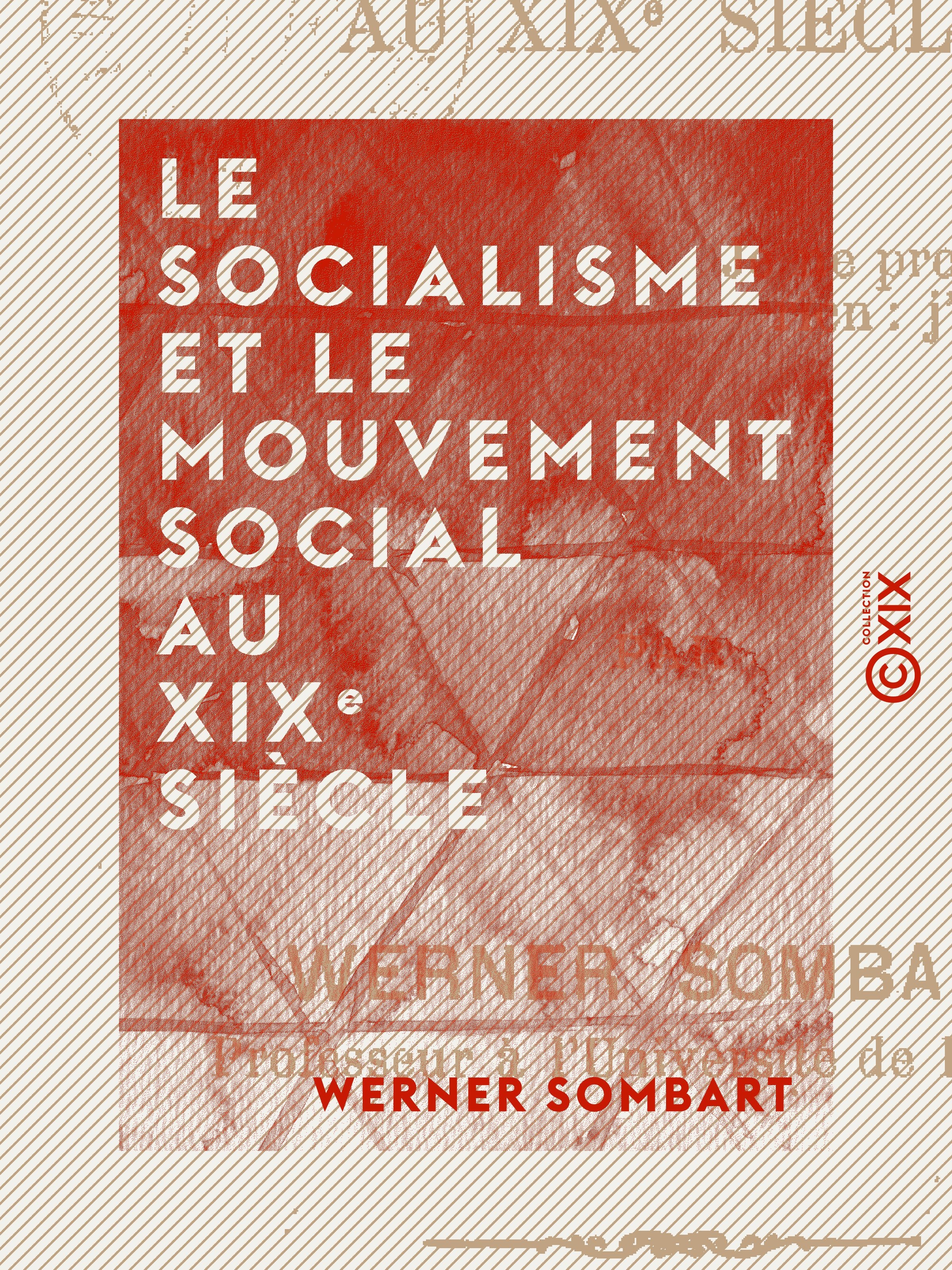 ebook cover of Le Socialisme et le Mouvement social au XIXe siècle, by Werner Sombart