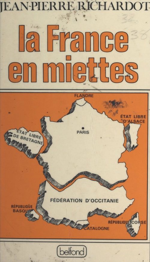 Couverture ebook de La France en miettes, de Jean-pierre Richardot