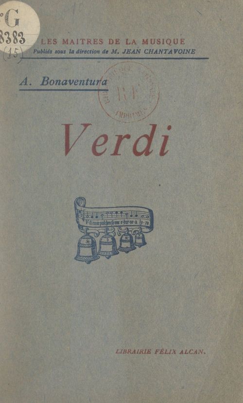 Couverture ebook de Verdi, de Arnaldo Bonaventura