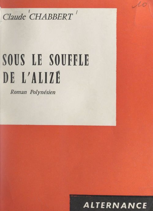 ebook cover of Sous le souffle de l'alizé, by Claude Chabbert