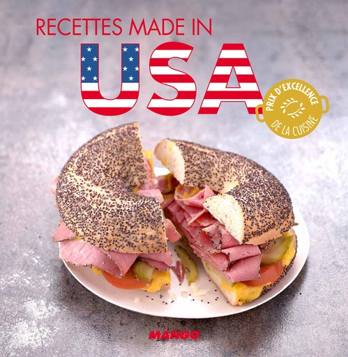 Couverture ebook de Recettes made in USA, de Marie-Laure Tombini