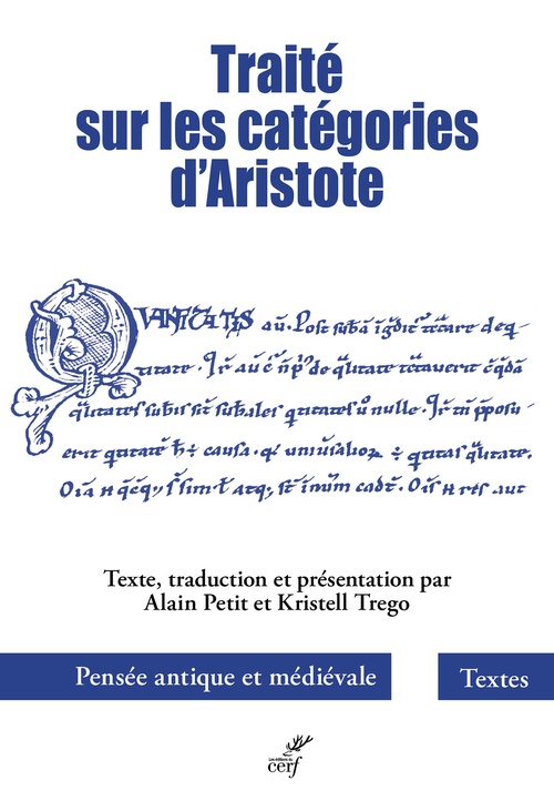 Couverture ebook de Traité sur les catégories d'Aristote, de Alain Petit