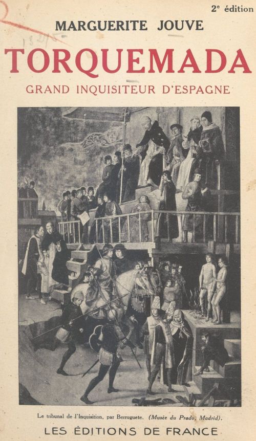 Couverture ebook de Torquemada, grand Inquisiteur d'Espagne, de Marguerite Jouve