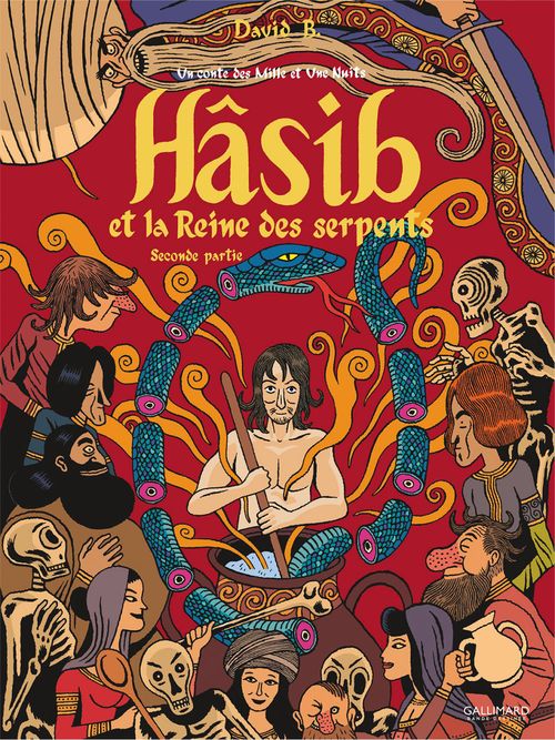 Couverture ebook de Hâsib et la Reine des serpents (Deuxième partie). D'après un conte des Mille et une nuits, de David B.