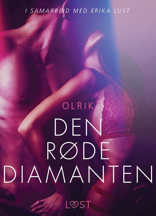 Couverture ebook de Den røde diamanten - en erotisk novelle, de - Olrik