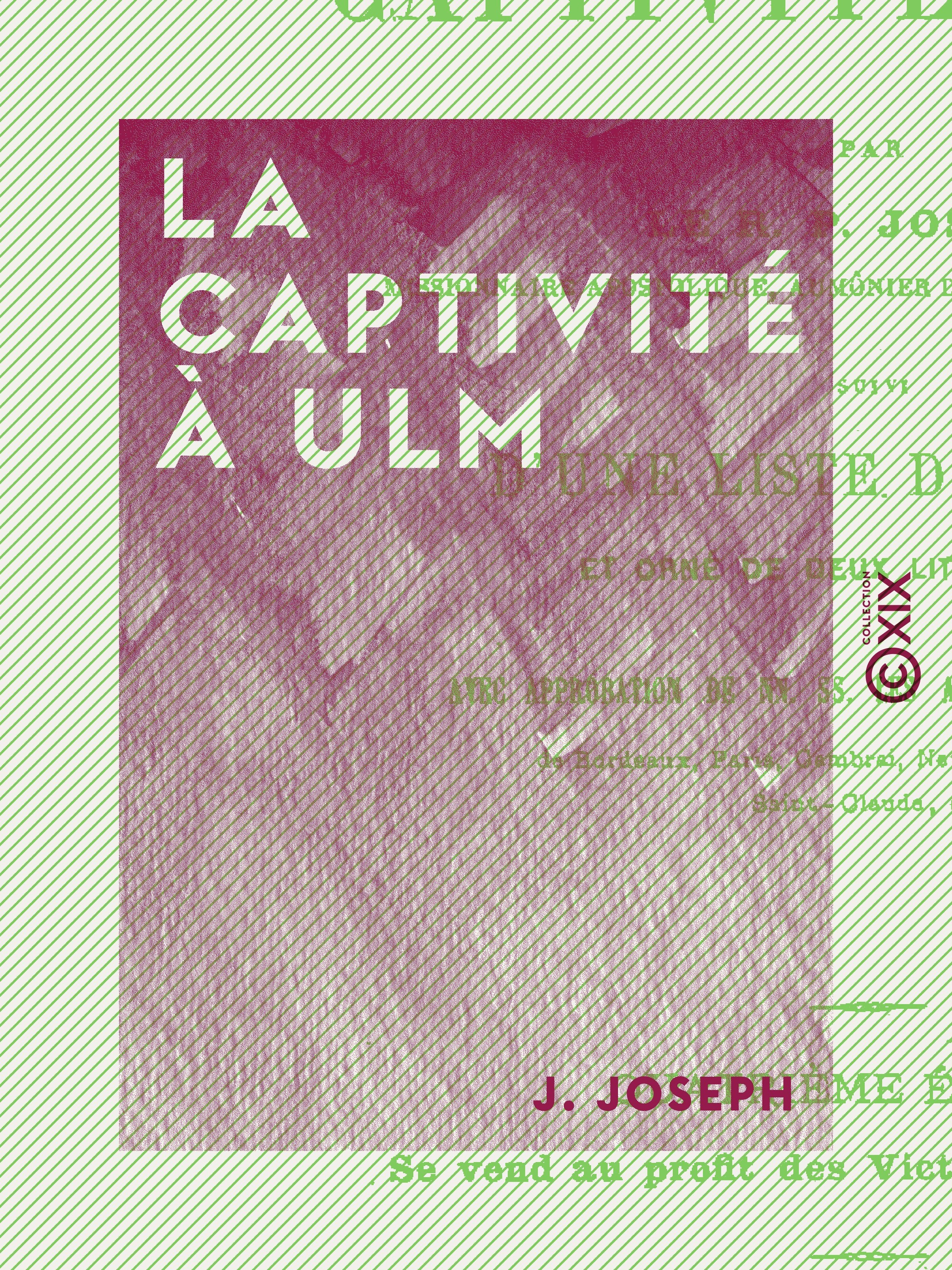 Couverture ebook de La Captivité à Ulm, de J. Joseph