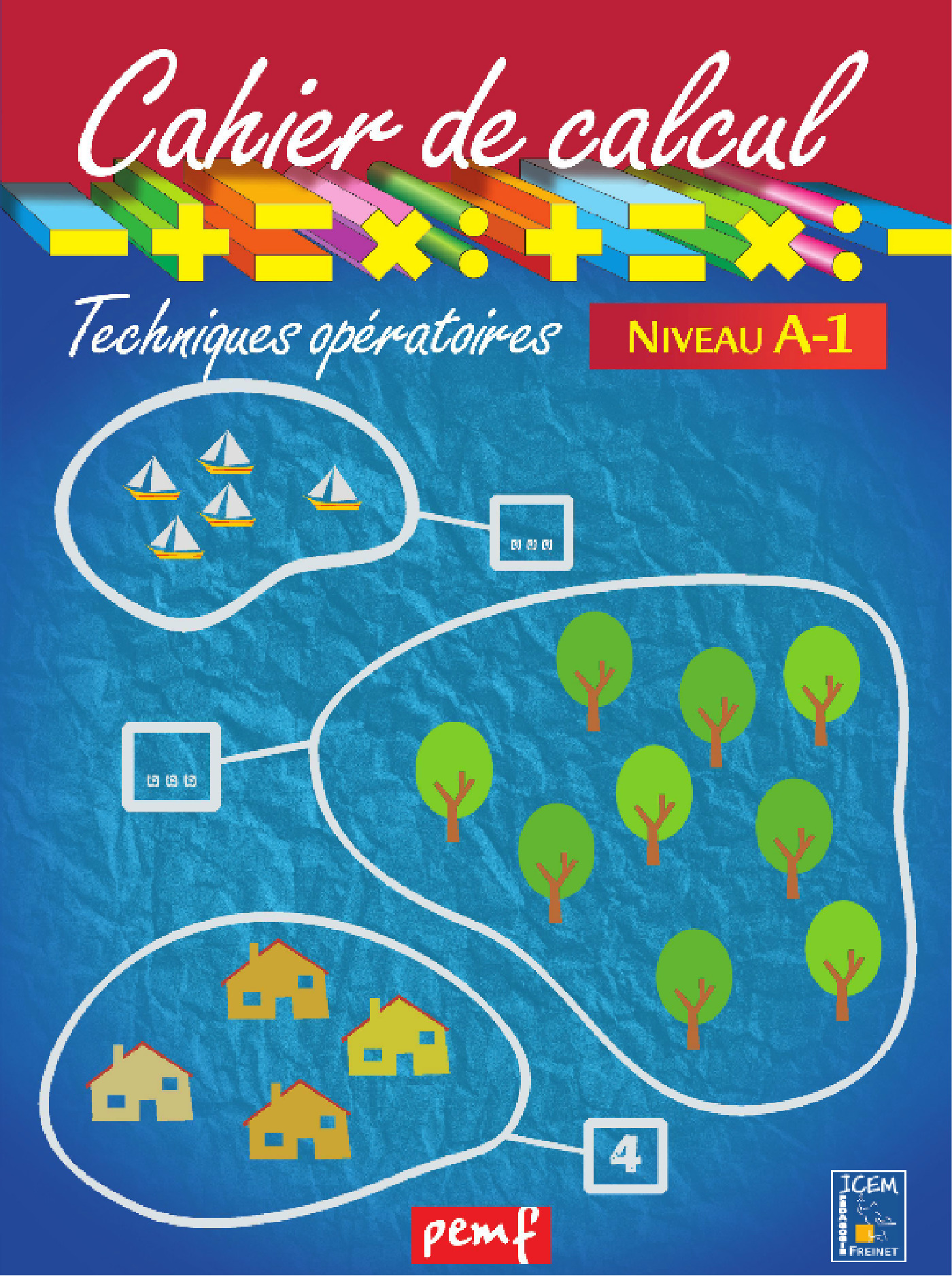 ebook cover of Cahier de calcul cycle 2 niveau 1, by Collectif