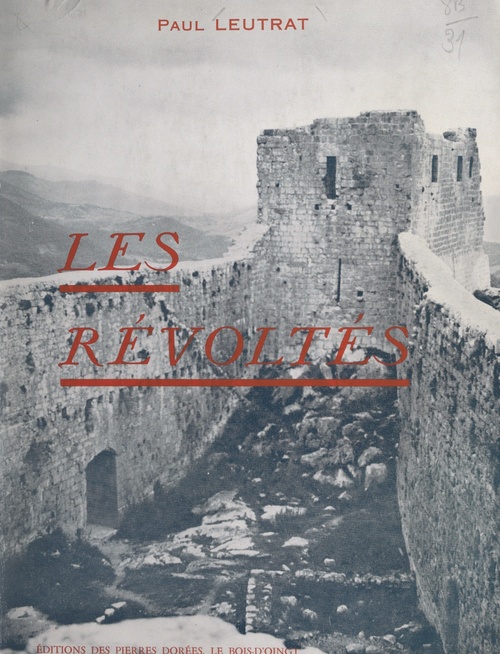 ebook cover of Les révoltés, by Paul Leutrat