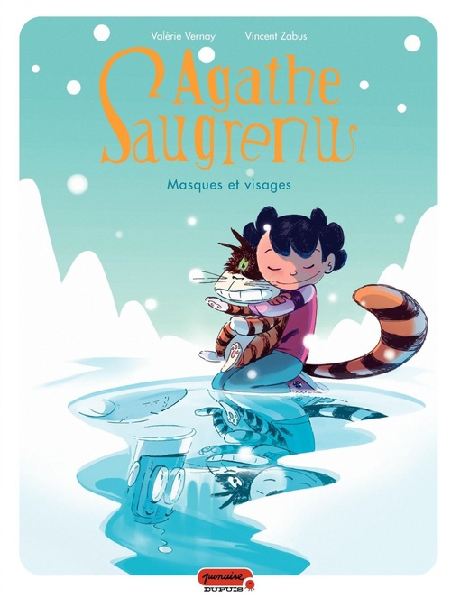 Couverture ebook de Agathe Saugrenu - Tome 2 - Masques et visages, de Zabus, Vernay
